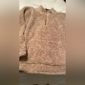 Sherpa quarter zip pull over
